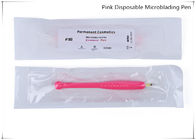 El maquillaje permanente disponible rosado equipa la pluma manual de Microblading de la ceja de # cuchilla 18 U